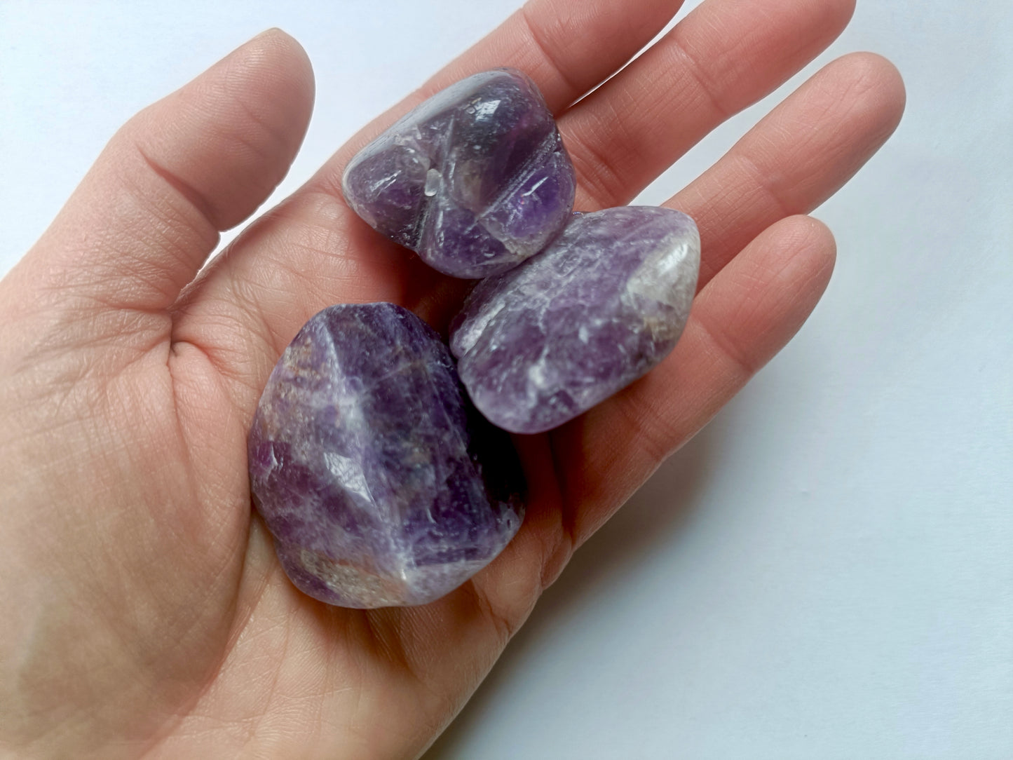 Large Amethyst Polished Tumble Stones