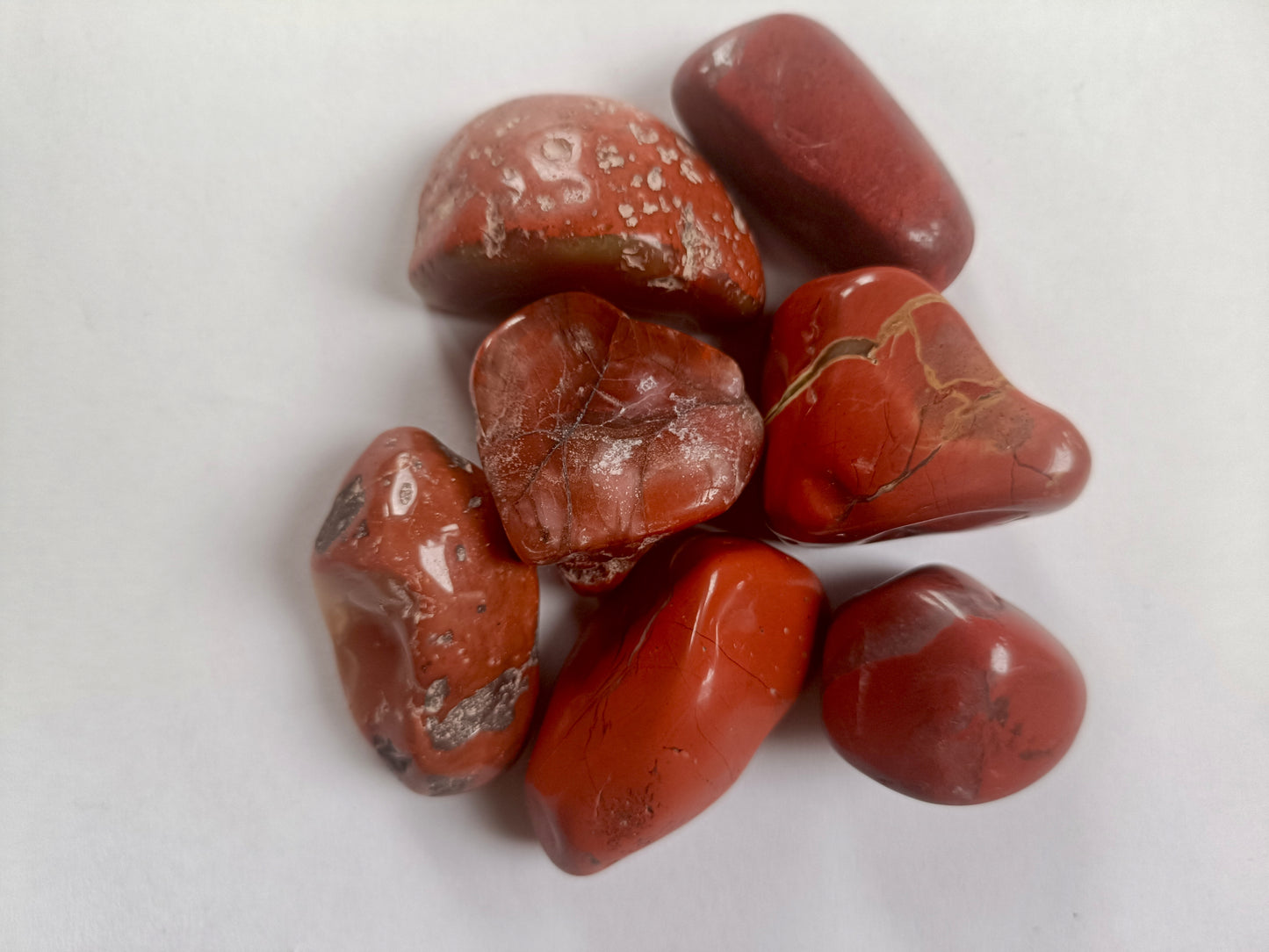 Carnelian tumbled stones