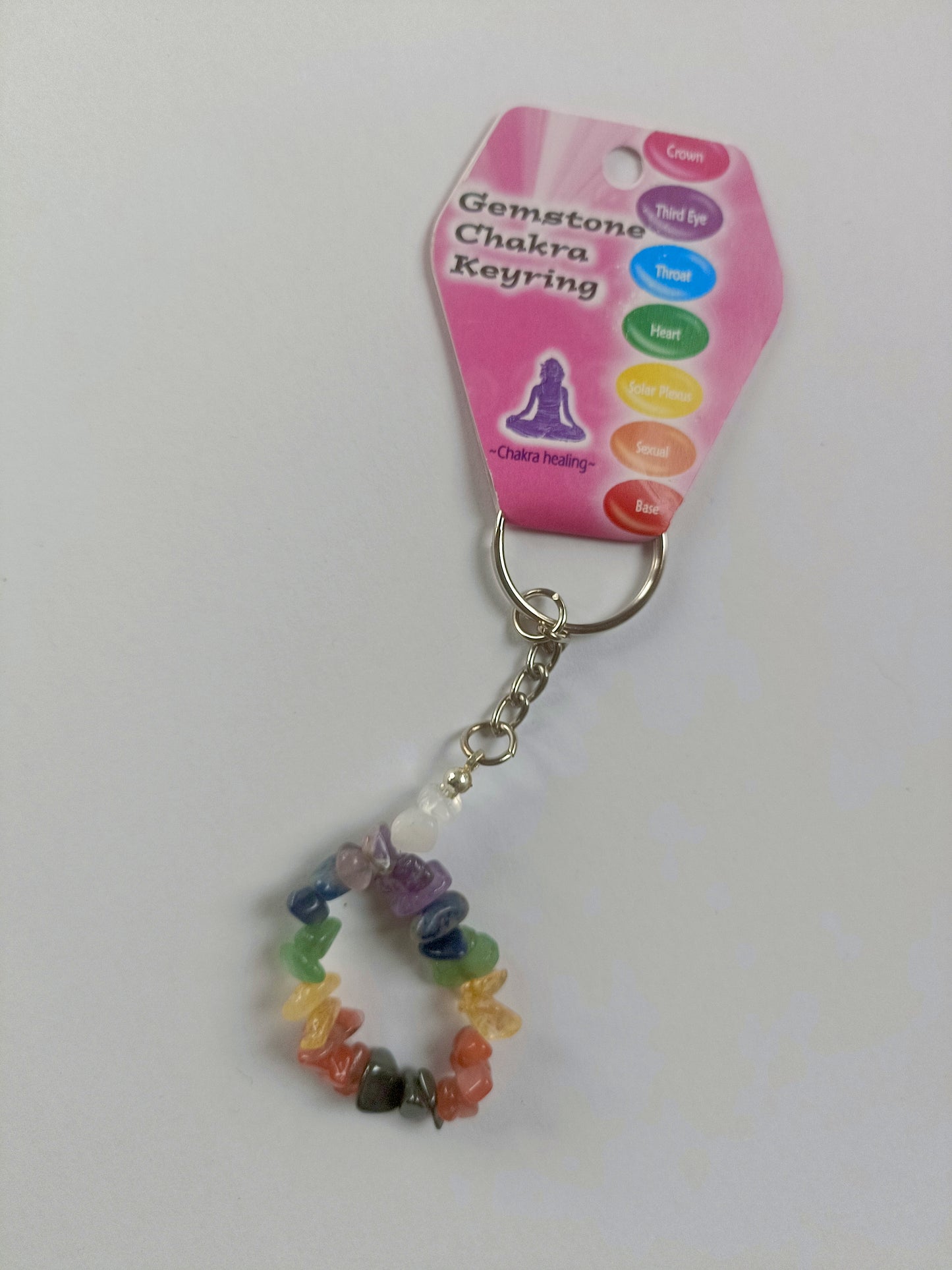 Chakra Crystal Keyring
