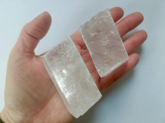 Natural Optical Clear & Honey Calcite