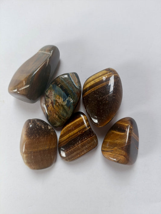 Tiger's Eye tumbled stones