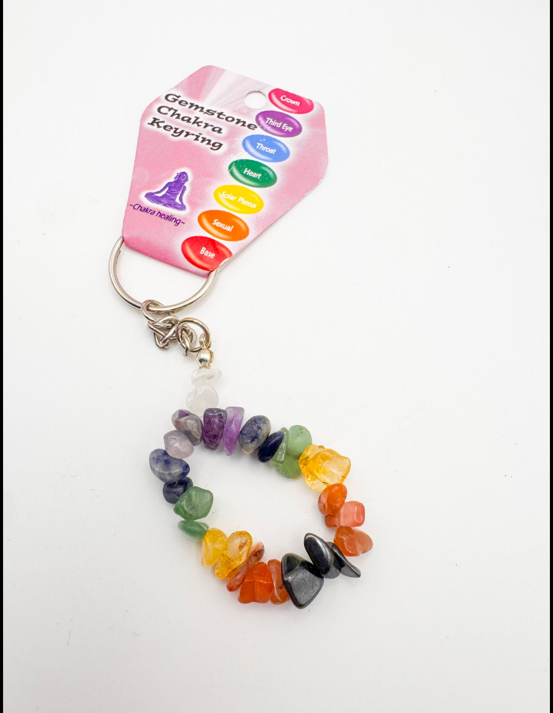 Chakra Crystal Keyring