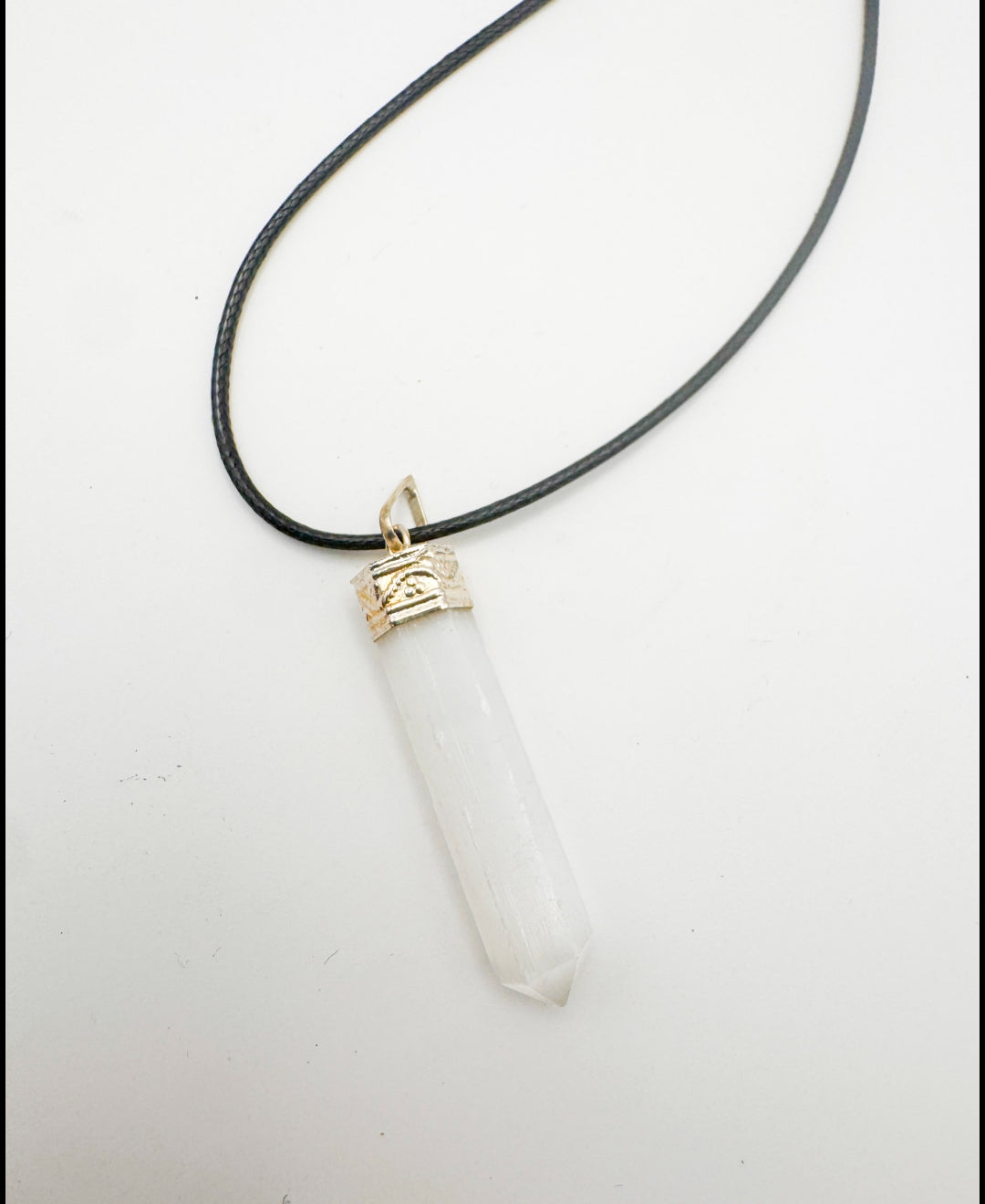 Selenite Pendant