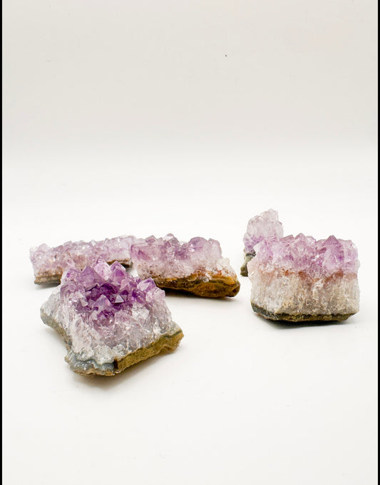 Natural Amethyst Druse Clusters