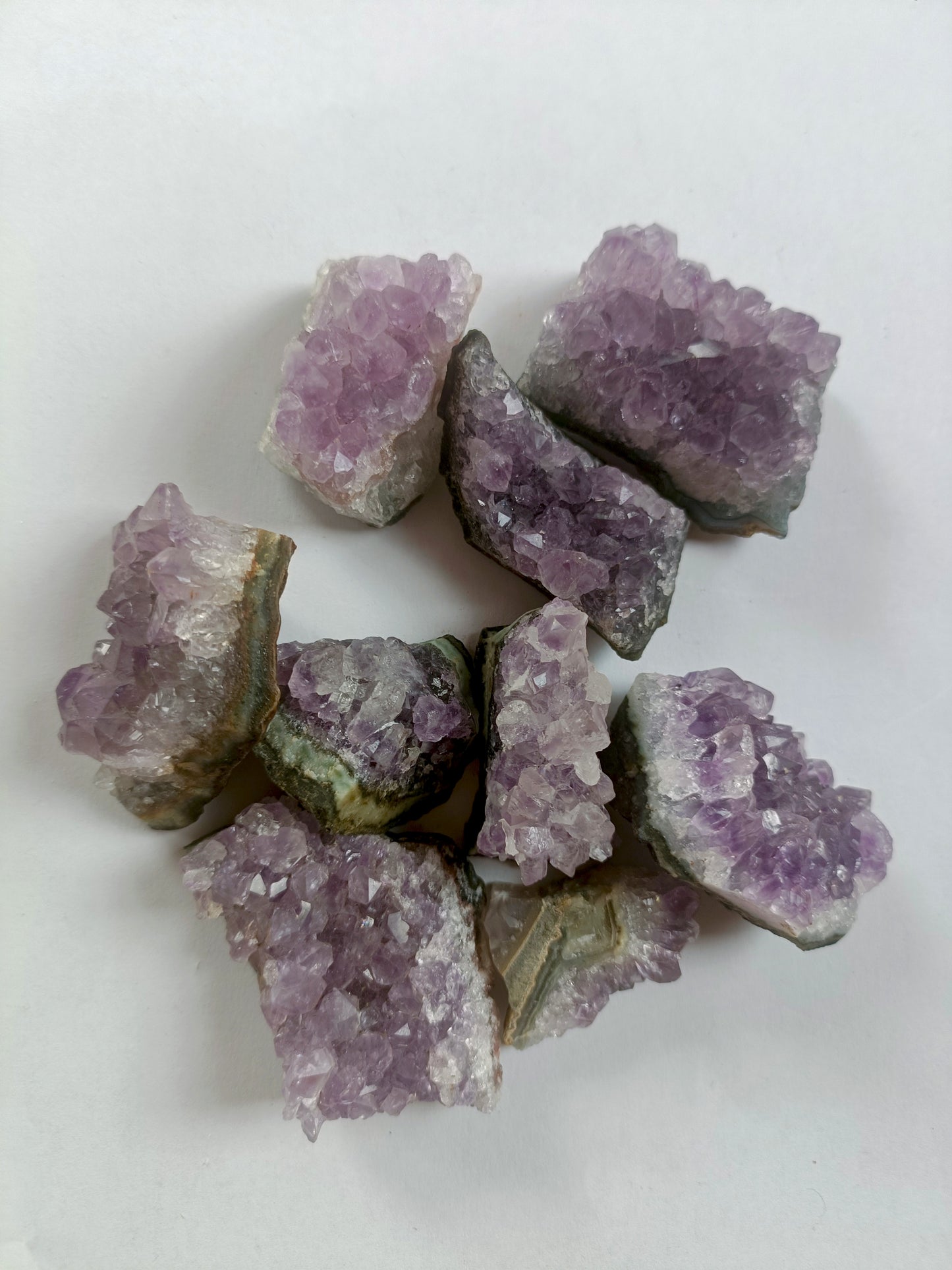 Natural Amethyst Druse Clusters
