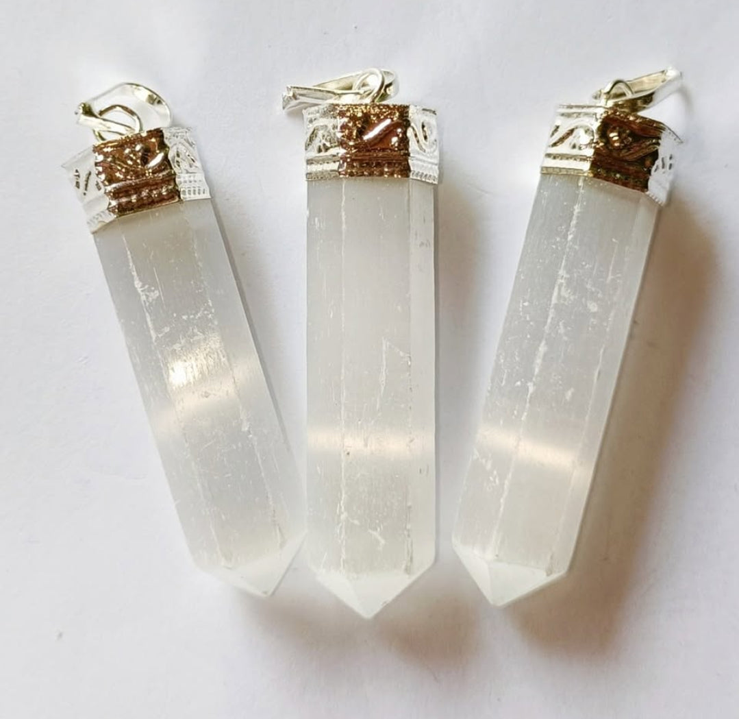 Selenite Pendant