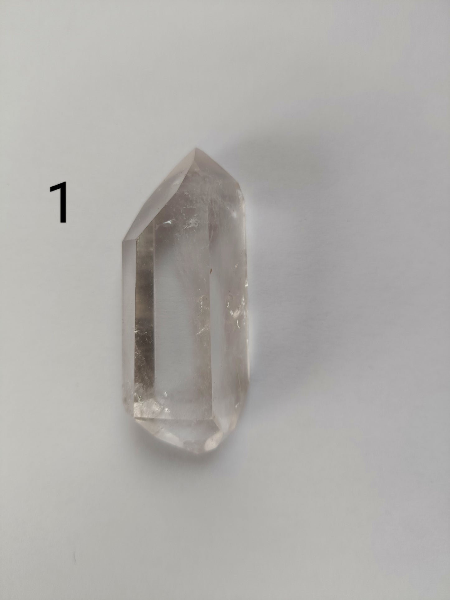 Natural Clear & Smoky Quartz Double Terminated Points