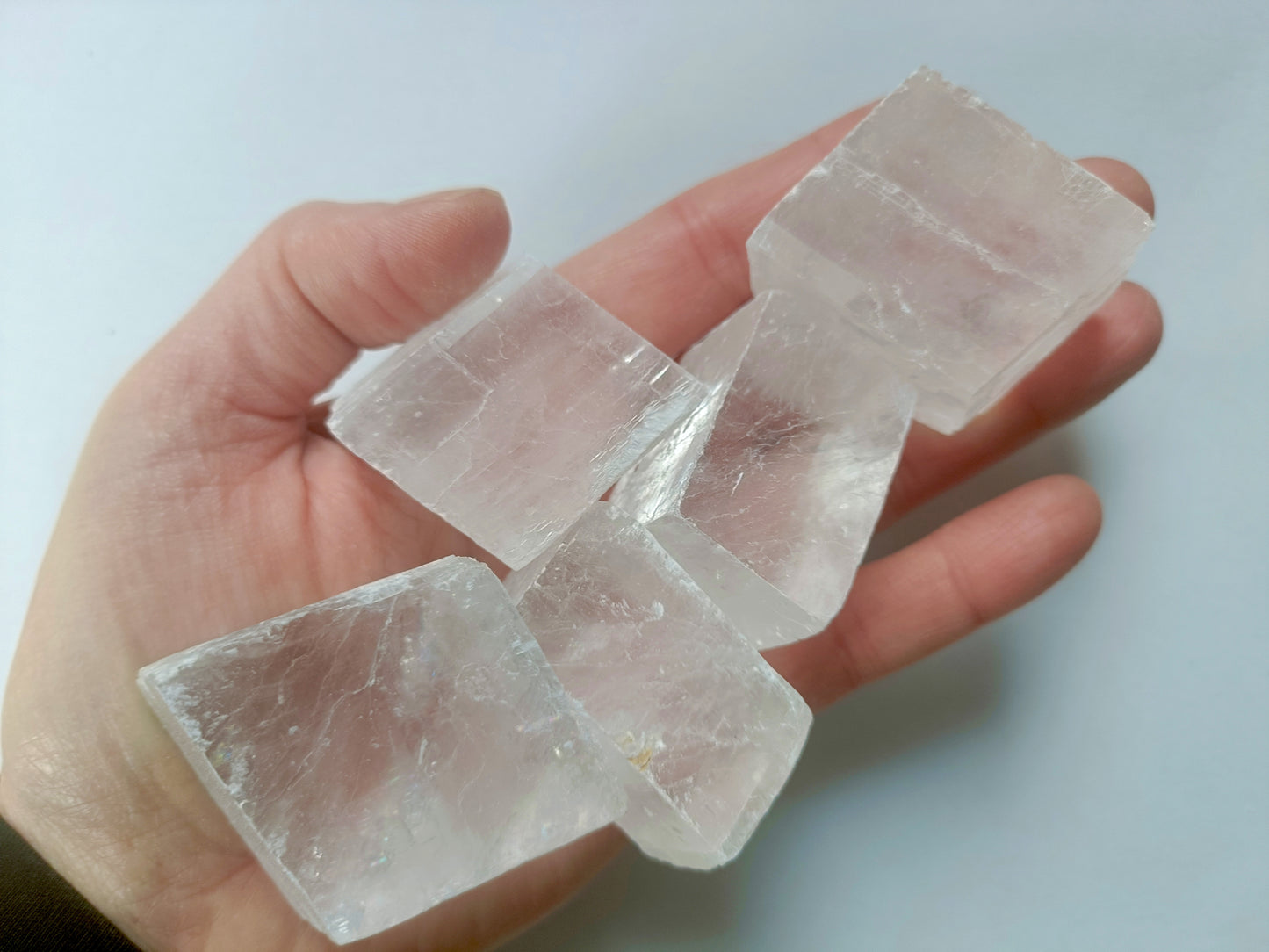 Natural Optical Clear & Honey Calcite